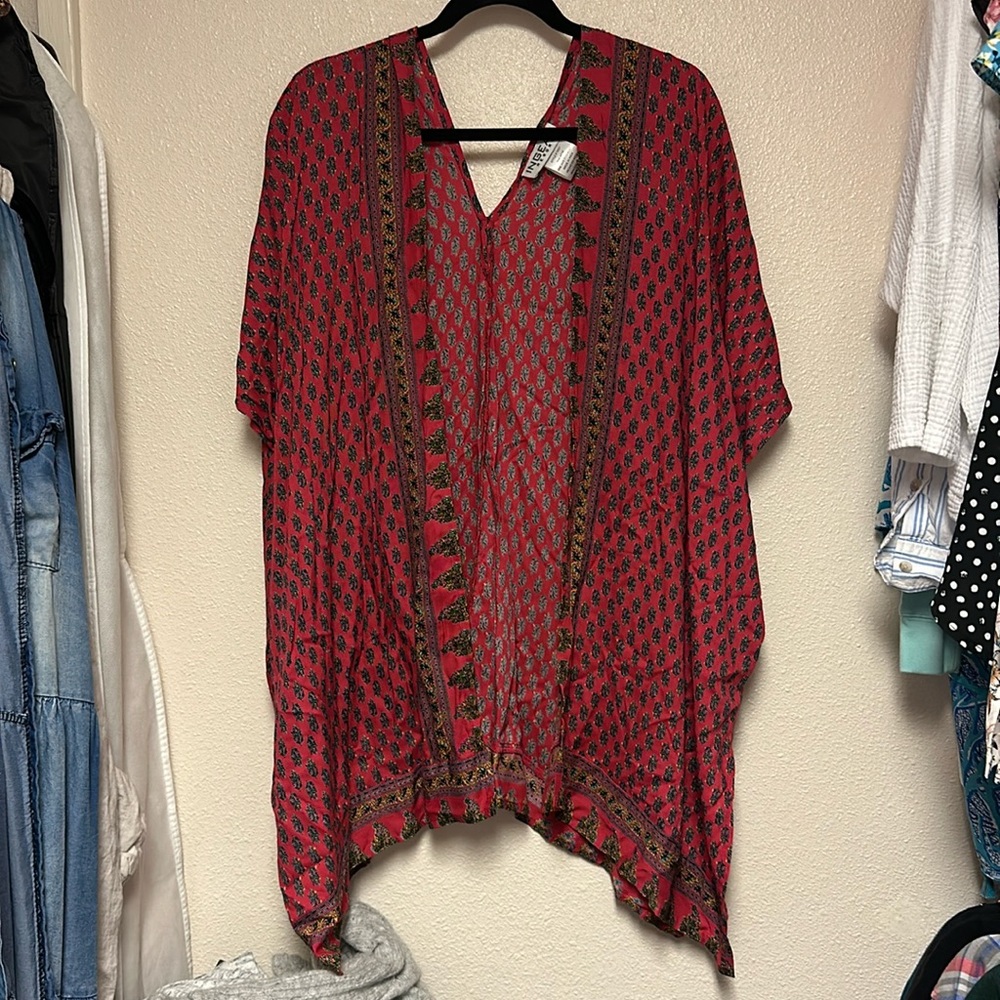 Kimono style, short sleeve